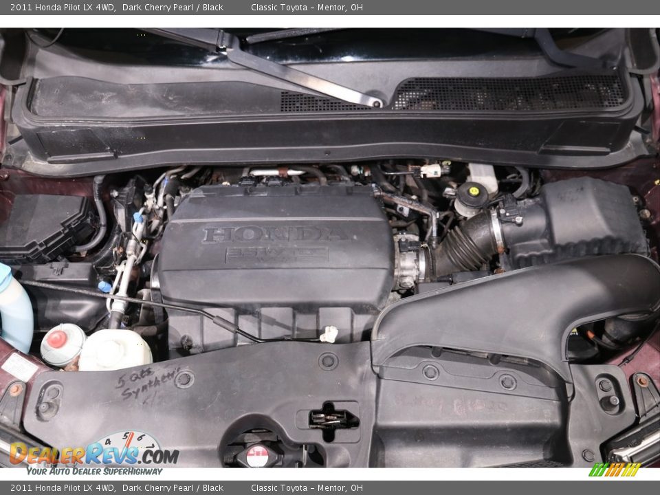 2011 Honda Pilot LX 4WD Dark Cherry Pearl / Black Photo #17