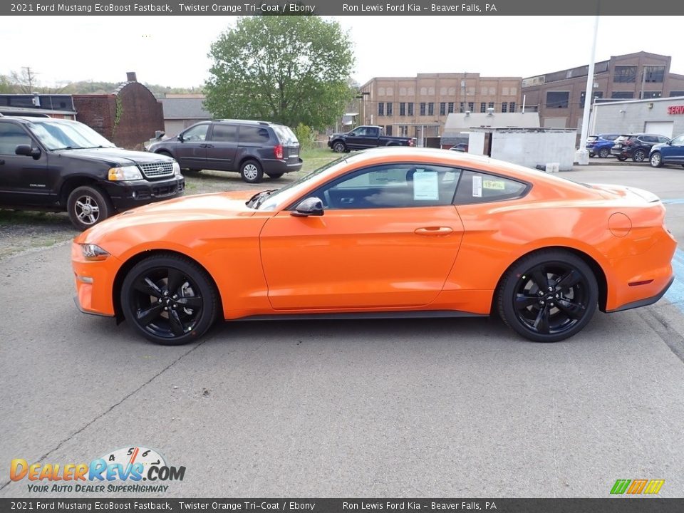 Twister Orange Tri-Coat 2021 Ford Mustang EcoBoost Fastback Photo #6