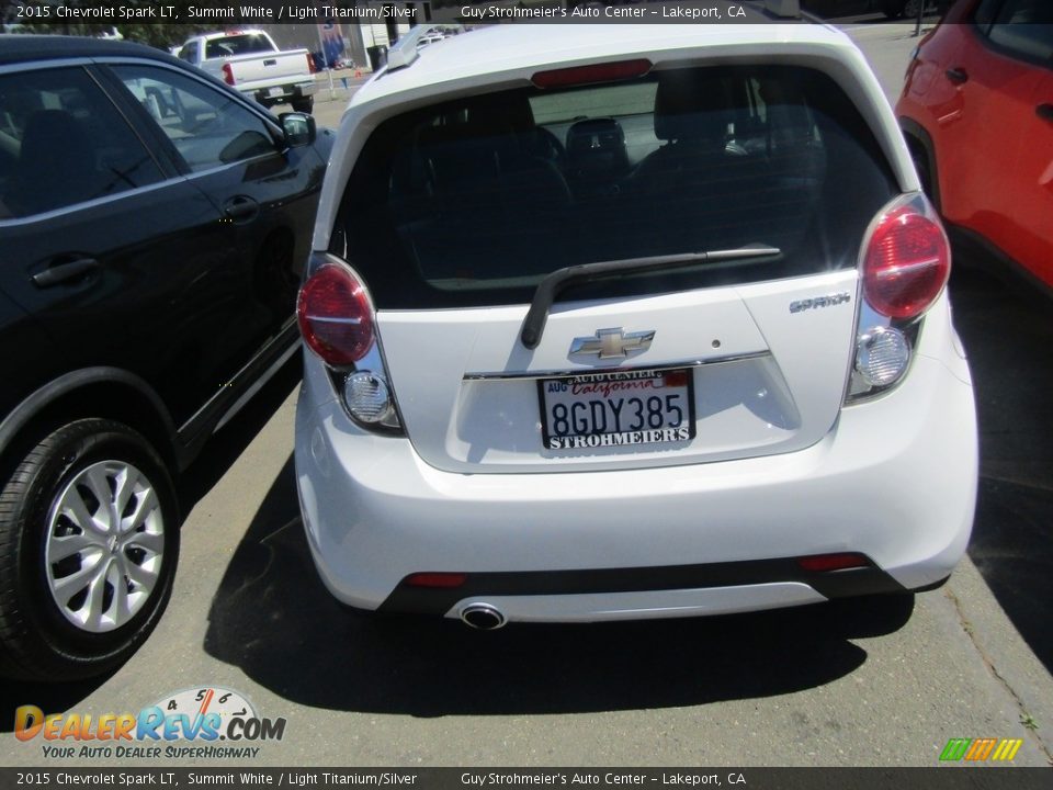 2015 Chevrolet Spark LT Summit White / Light Titanium/Silver Photo #5