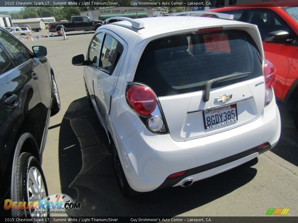 2015 Chevrolet Spark LT Summit White / Light Titanium/Silver Photo #6