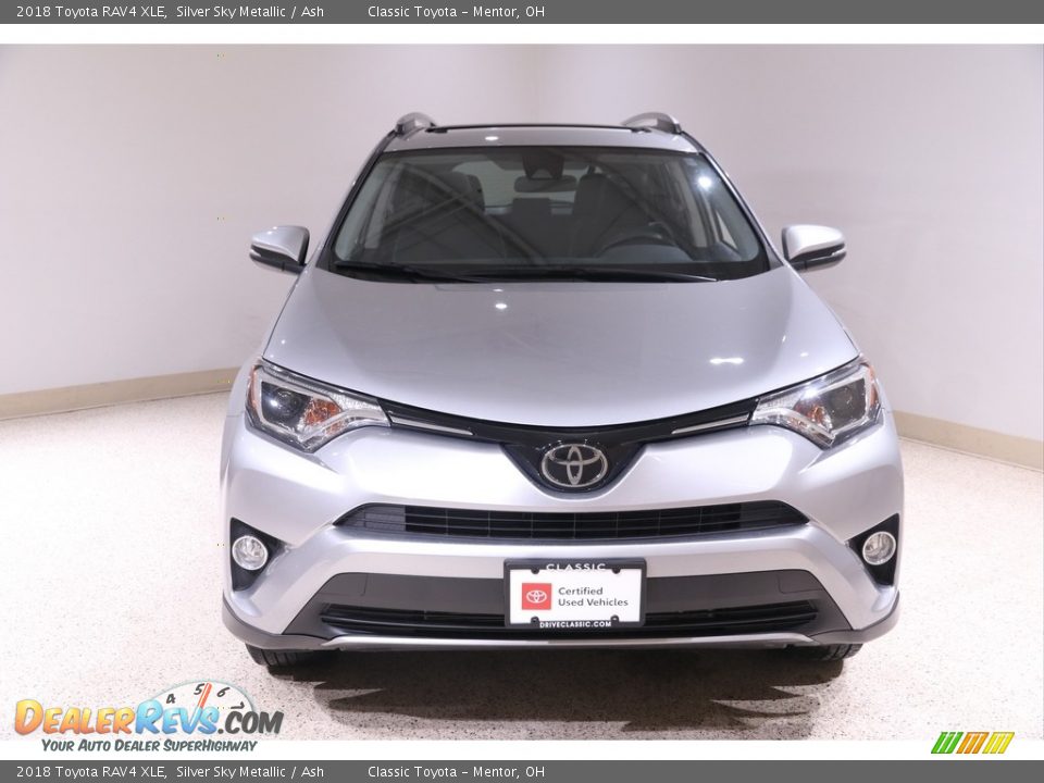 2018 Toyota RAV4 XLE Silver Sky Metallic / Ash Photo #2