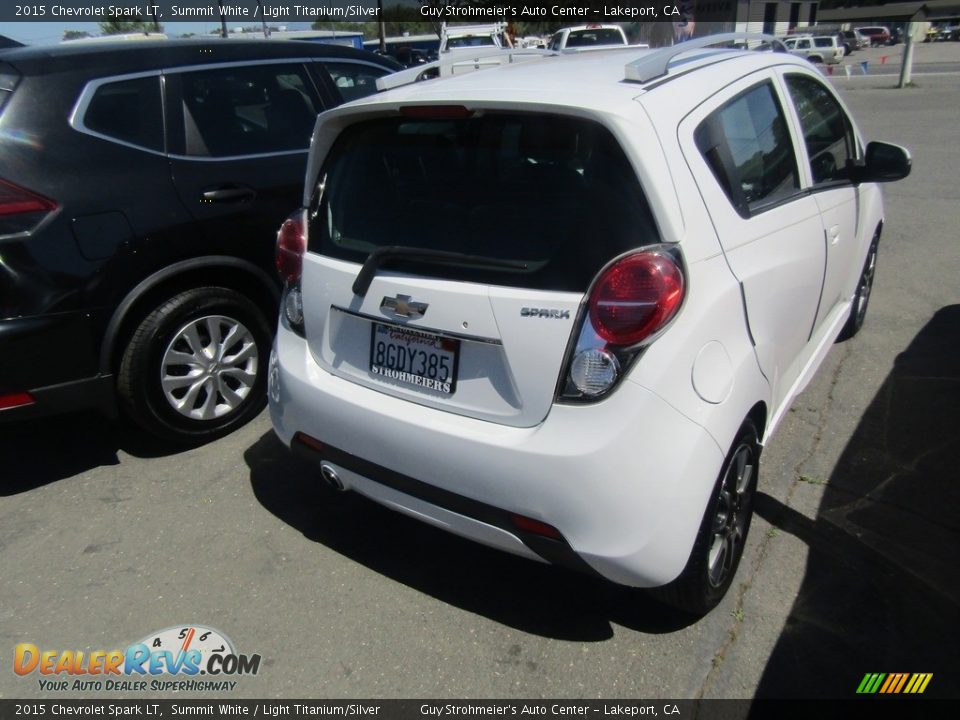 2015 Chevrolet Spark LT Summit White / Light Titanium/Silver Photo #7