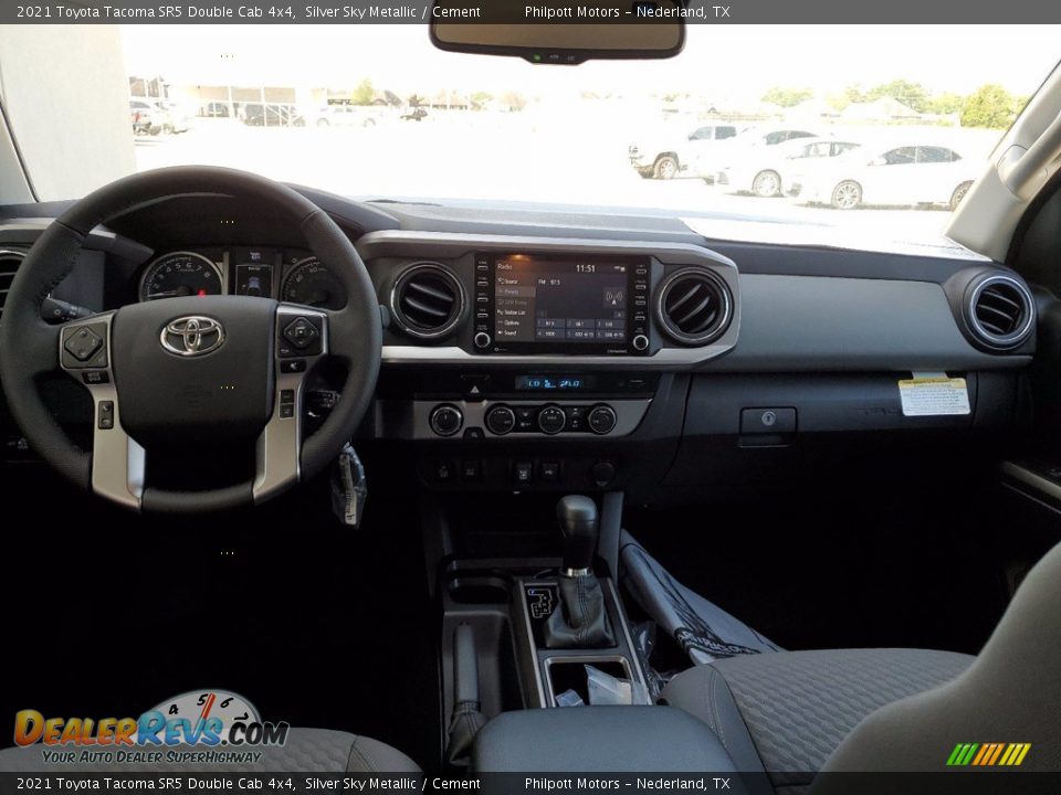 2021 Toyota Tacoma SR5 Double Cab 4x4 Silver Sky Metallic / Cement Photo #5