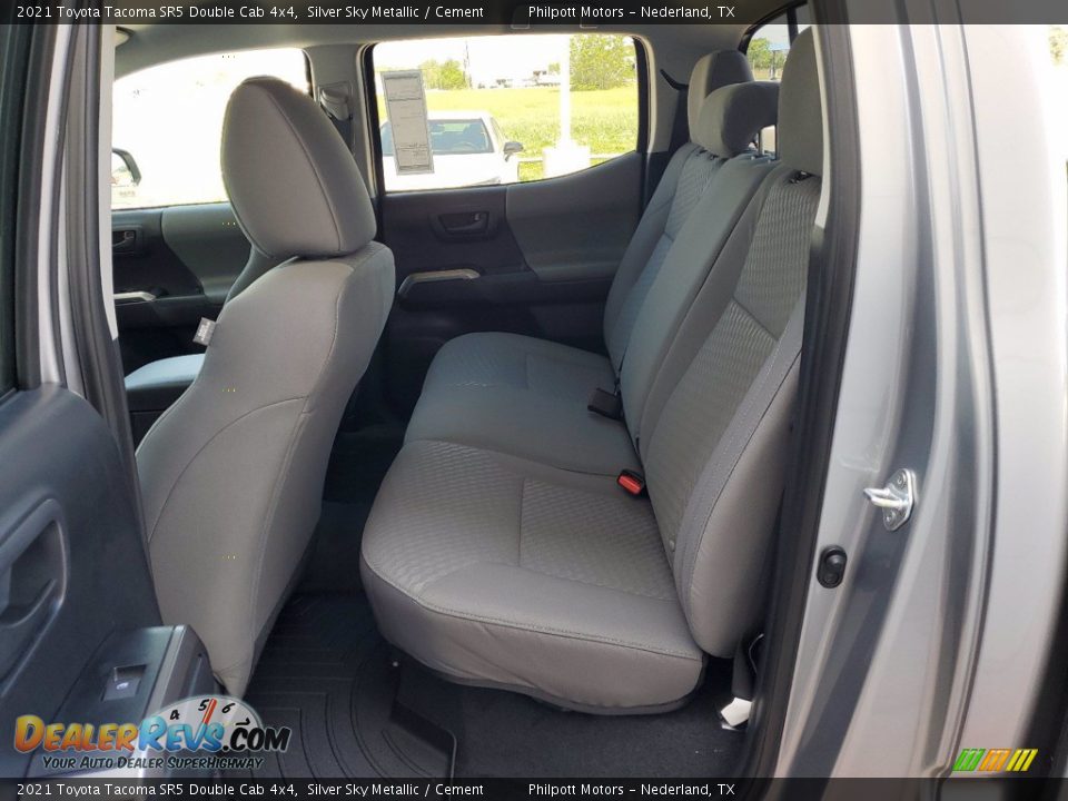 2021 Toyota Tacoma SR5 Double Cab 4x4 Silver Sky Metallic / Cement Photo #6