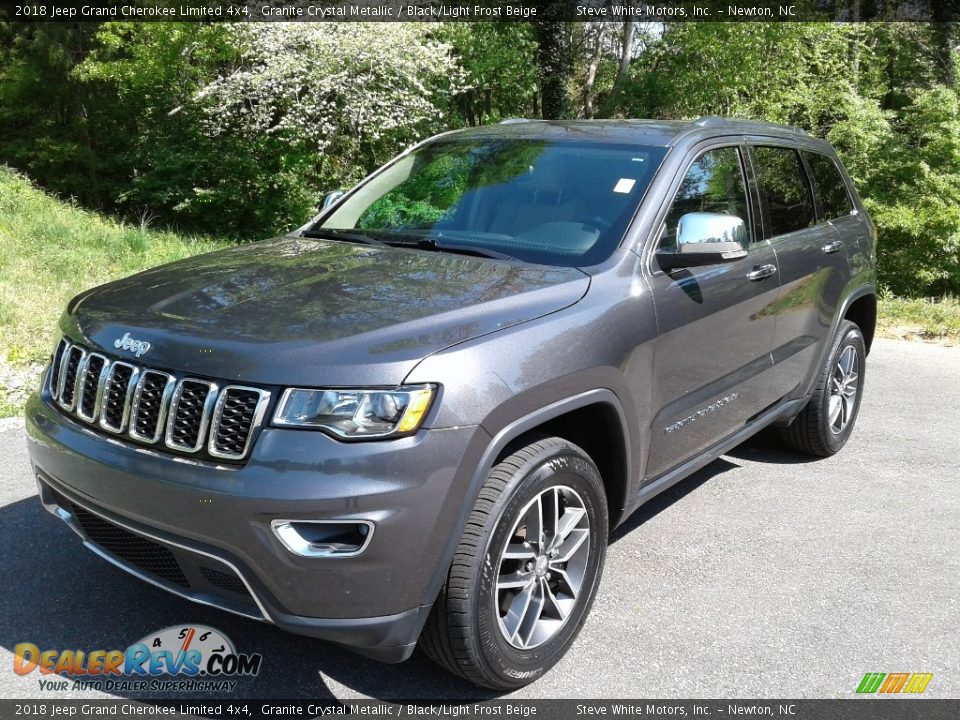 2018 Jeep Grand Cherokee Limited 4x4 Granite Crystal Metallic / Black/Light Frost Beige Photo #2