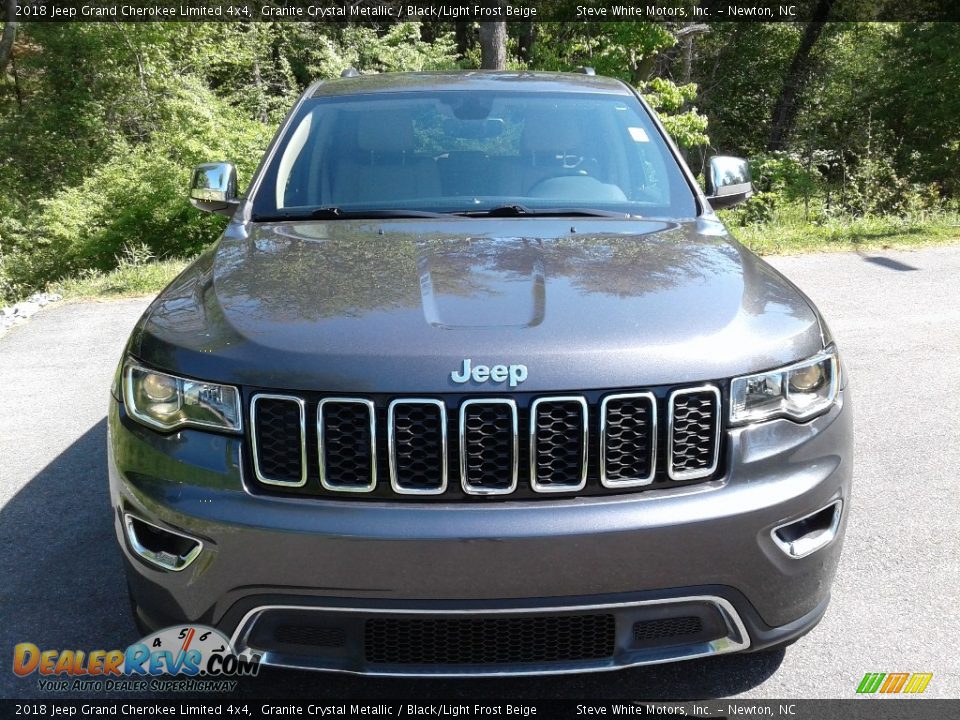 2018 Jeep Grand Cherokee Limited 4x4 Granite Crystal Metallic / Black/Light Frost Beige Photo #3