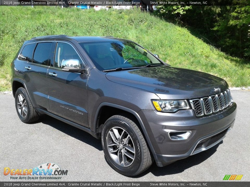 2018 Jeep Grand Cherokee Limited 4x4 Granite Crystal Metallic / Black/Light Frost Beige Photo #4