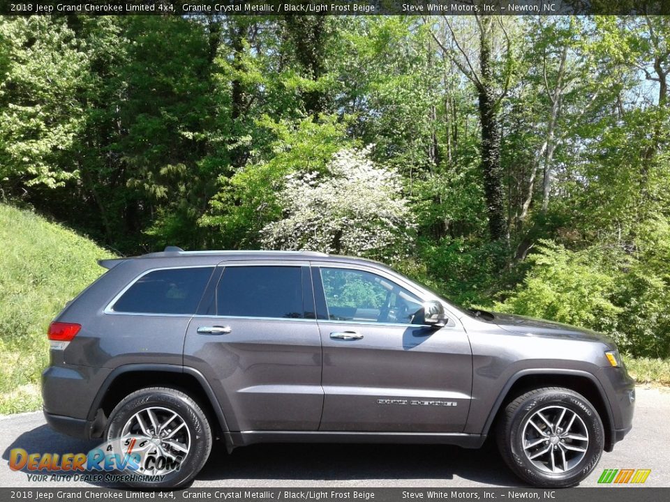 2018 Jeep Grand Cherokee Limited 4x4 Granite Crystal Metallic / Black/Light Frost Beige Photo #5