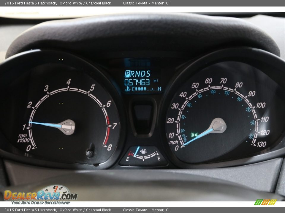 2016 Ford Fiesta S Hatchback Gauges Photo #8