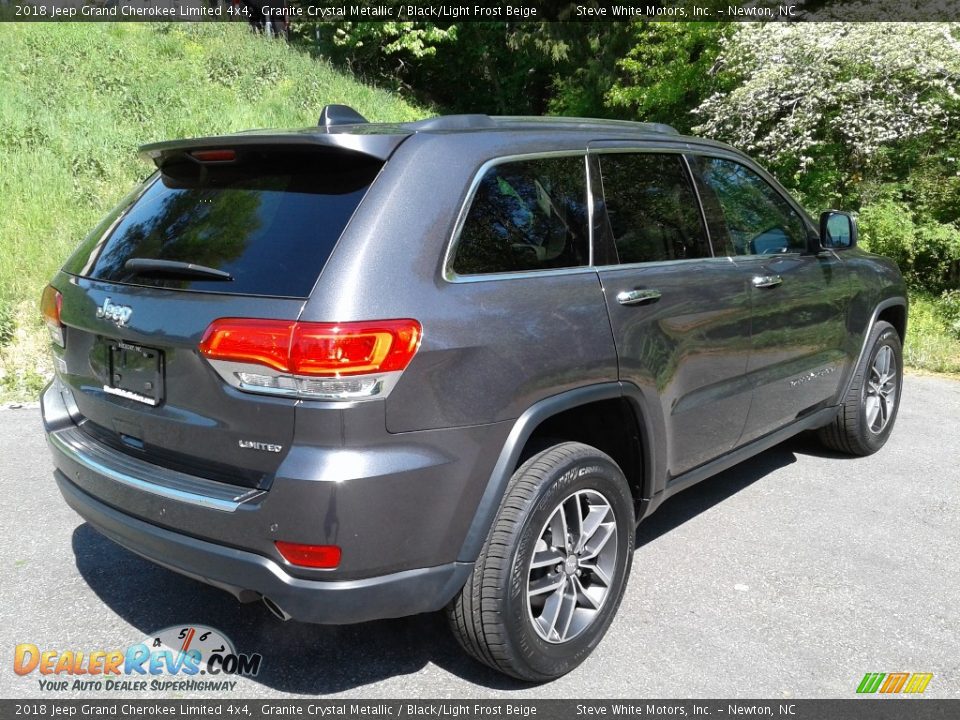 2018 Jeep Grand Cherokee Limited 4x4 Granite Crystal Metallic / Black/Light Frost Beige Photo #6