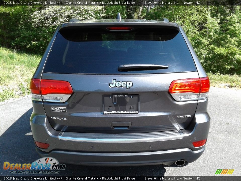 2018 Jeep Grand Cherokee Limited 4x4 Granite Crystal Metallic / Black/Light Frost Beige Photo #7