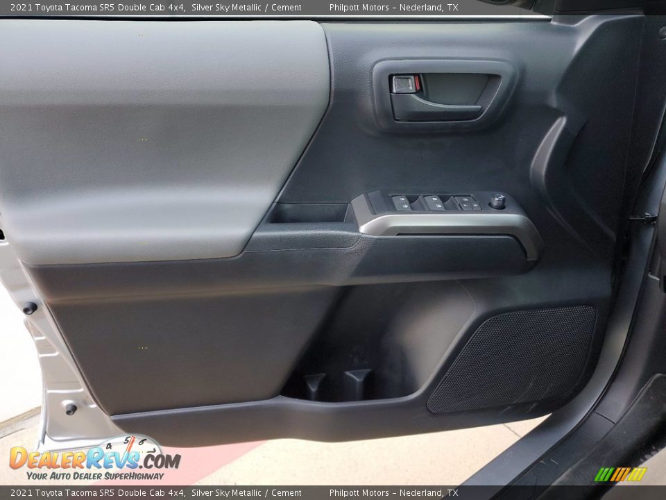 2021 Toyota Tacoma SR5 Double Cab 4x4 Silver Sky Metallic / Cement Photo #13
