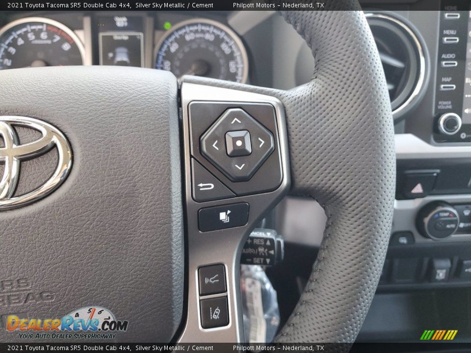2021 Toyota Tacoma SR5 Double Cab 4x4 Silver Sky Metallic / Cement Photo #17