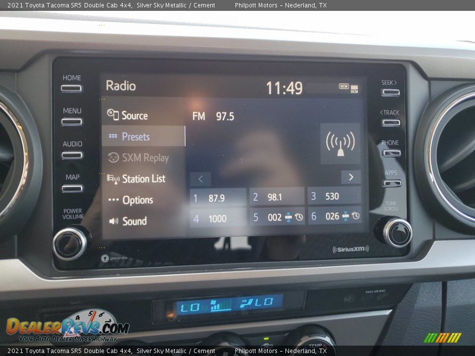 2021 Toyota Tacoma SR5 Double Cab 4x4 Silver Sky Metallic / Cement Photo #19