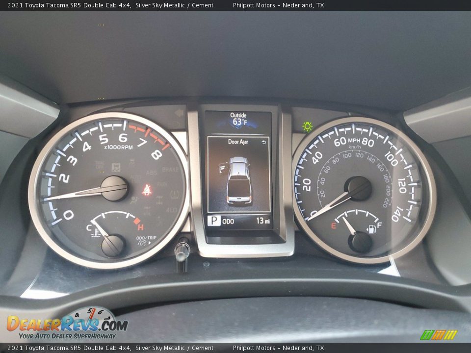2021 Toyota Tacoma SR5 Double Cab 4x4 Silver Sky Metallic / Cement Photo #22