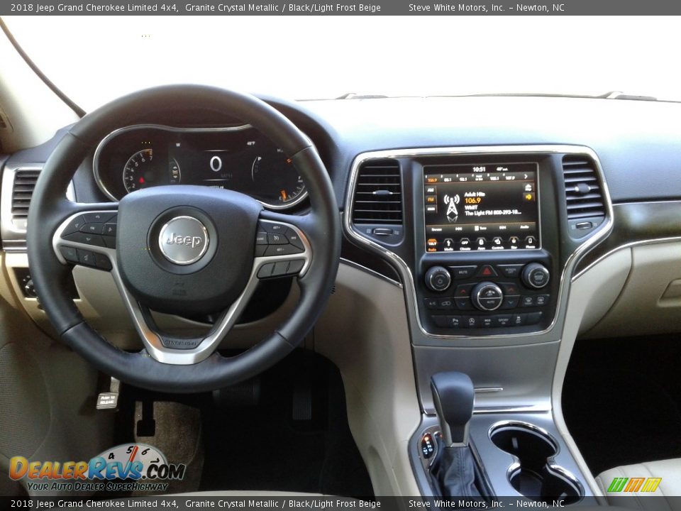 2018 Jeep Grand Cherokee Limited 4x4 Granite Crystal Metallic / Black/Light Frost Beige Photo #19