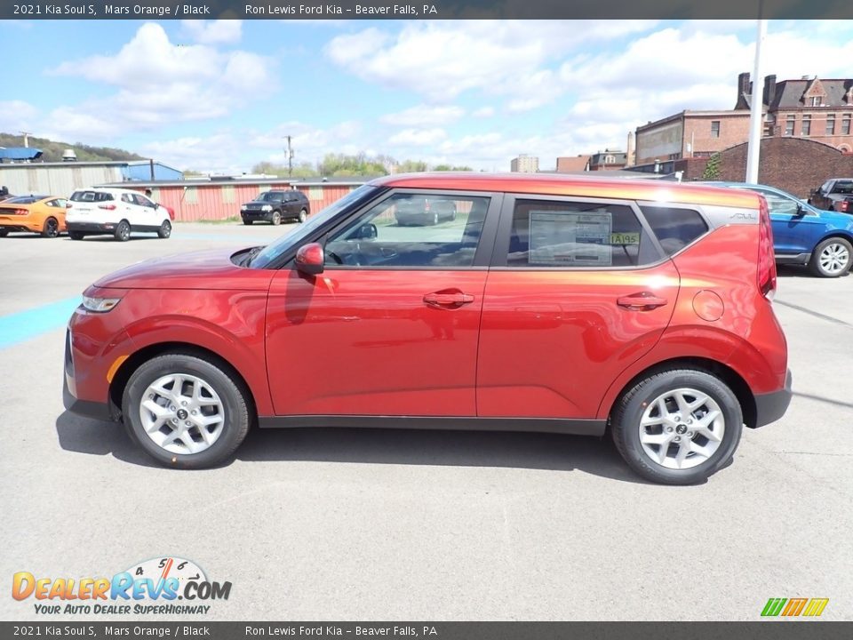 2021 Kia Soul S Mars Orange / Black Photo #6
