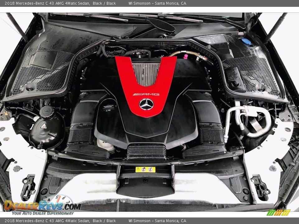 2018 Mercedes-Benz C 43 AMG 4Matic Sedan 3.0 Liter AMG biturbo DOHC 24-Valve VVT V6 Engine Photo #9