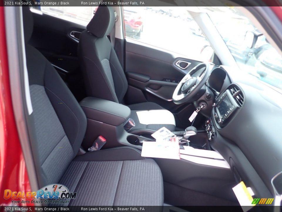 2021 Kia Soul S Mars Orange / Black Photo #11