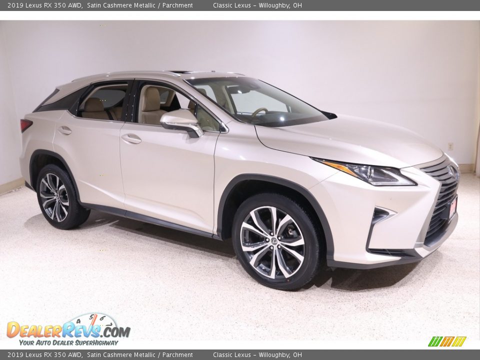 2019 Lexus RX 350 AWD Satin Cashmere Metallic / Parchment Photo #1