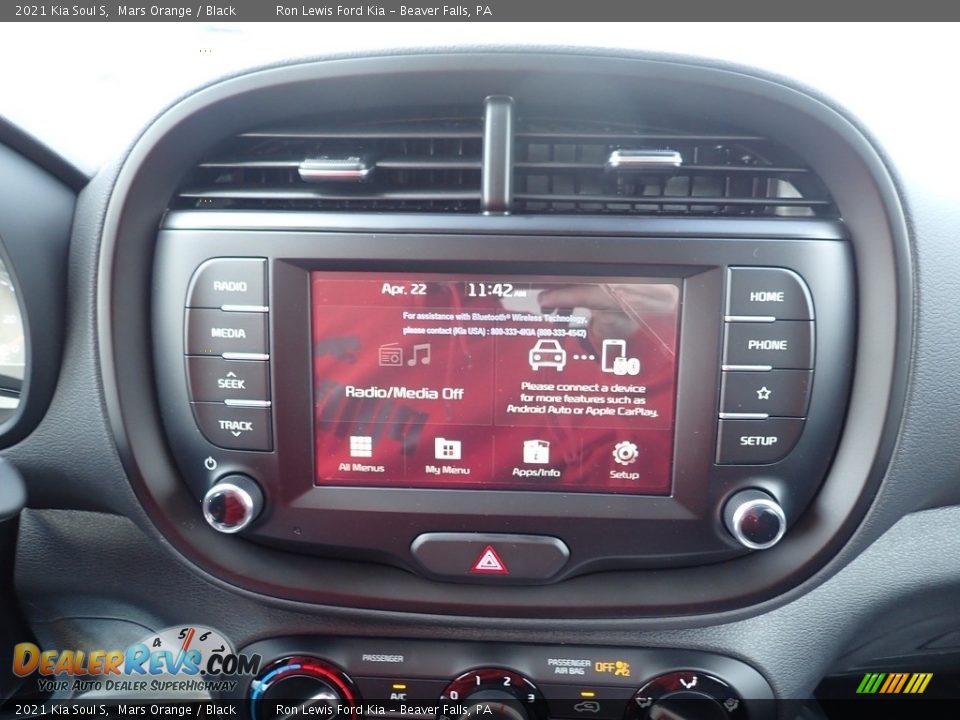 2021 Kia Soul S Mars Orange / Black Photo #16