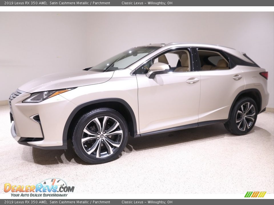 2019 Lexus RX 350 AWD Satin Cashmere Metallic / Parchment Photo #3