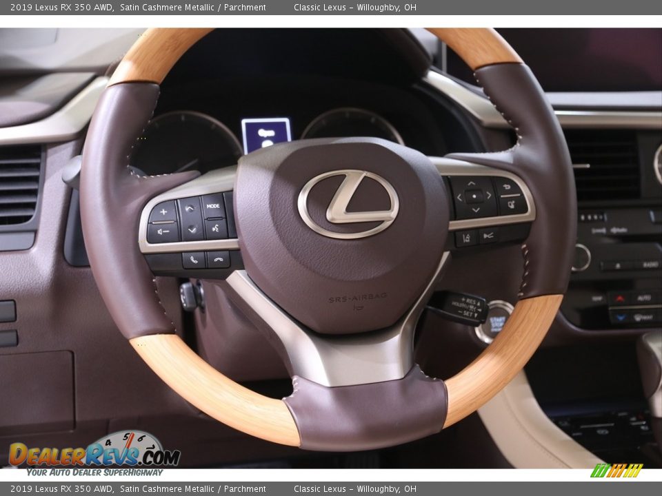 2019 Lexus RX 350 AWD Satin Cashmere Metallic / Parchment Photo #7