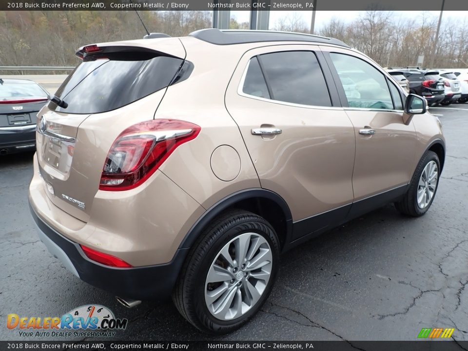 2018 Buick Encore Preferred AWD Coppertino Metallic / Ebony Photo #9