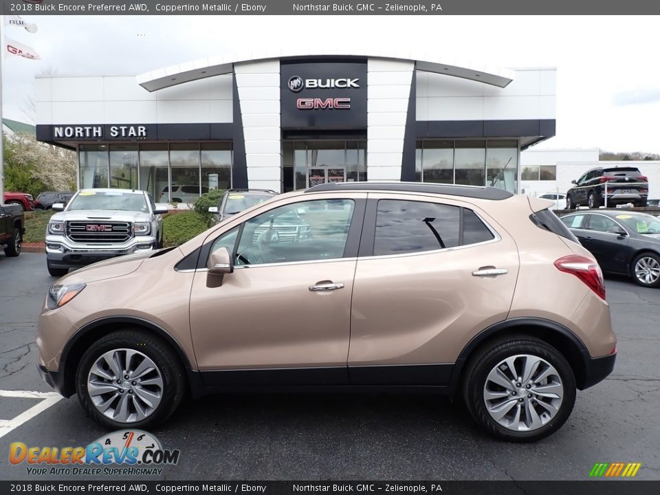 2018 Buick Encore Preferred AWD Coppertino Metallic / Ebony Photo #13