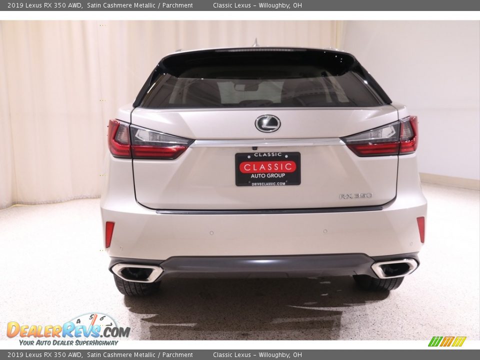 2019 Lexus RX 350 AWD Satin Cashmere Metallic / Parchment Photo #18