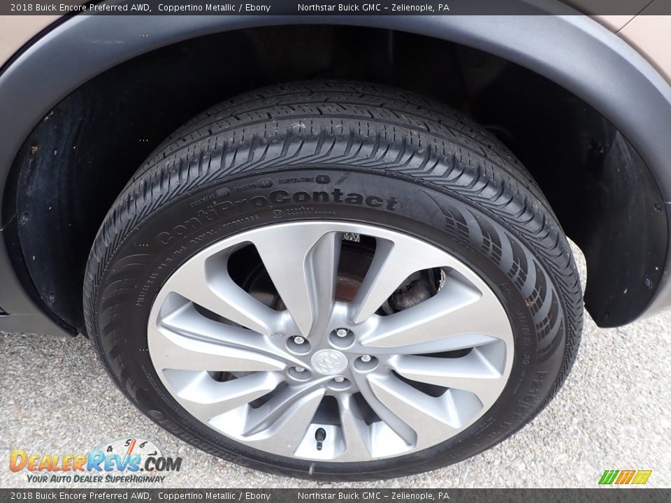 2018 Buick Encore Preferred AWD Coppertino Metallic / Ebony Photo #14