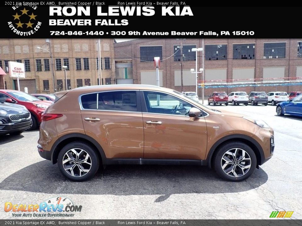 2021 Kia Sportage EX AWD Burnished Copper / Black Photo #1