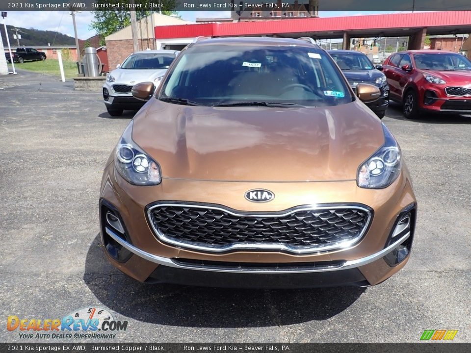 2021 Kia Sportage EX AWD Burnished Copper / Black Photo #4