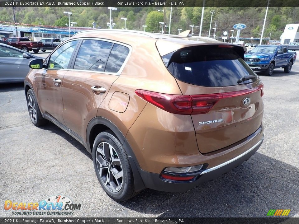 2021 Kia Sportage EX AWD Burnished Copper / Black Photo #7