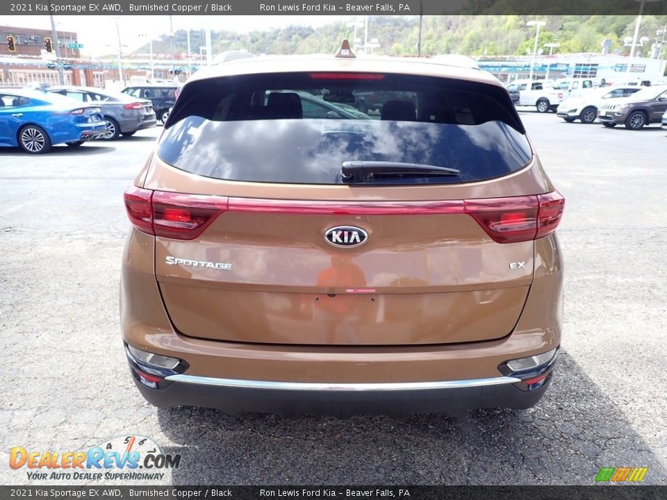 2021 Kia Sportage EX AWD Burnished Copper / Black Photo #8