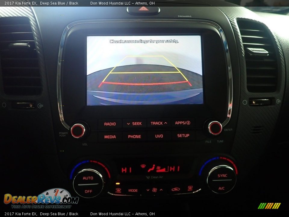 2017 Kia Forte EX Deep Sea Blue / Black Photo #3