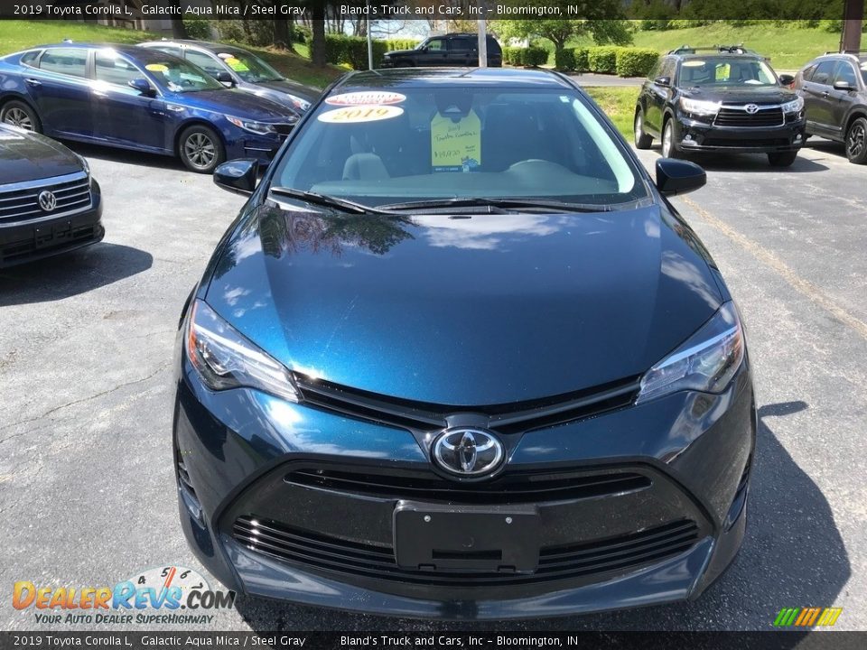 2019 Toyota Corolla L Galactic Aqua Mica / Steel Gray Photo #3