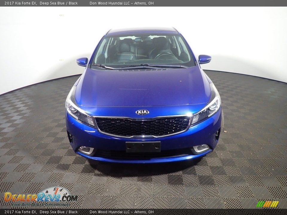 2017 Kia Forte EX Deep Sea Blue / Black Photo #6