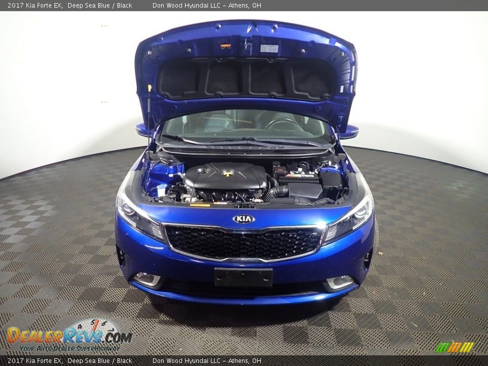 2017 Kia Forte EX Deep Sea Blue / Black Photo #7