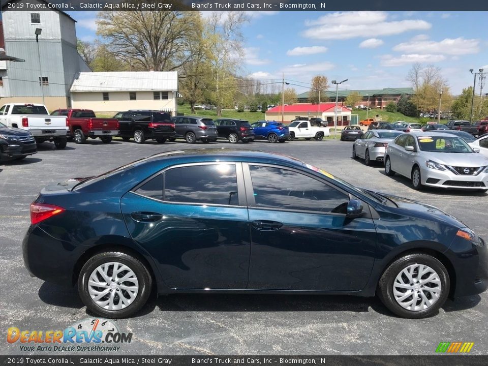 2019 Toyota Corolla L Galactic Aqua Mica / Steel Gray Photo #5