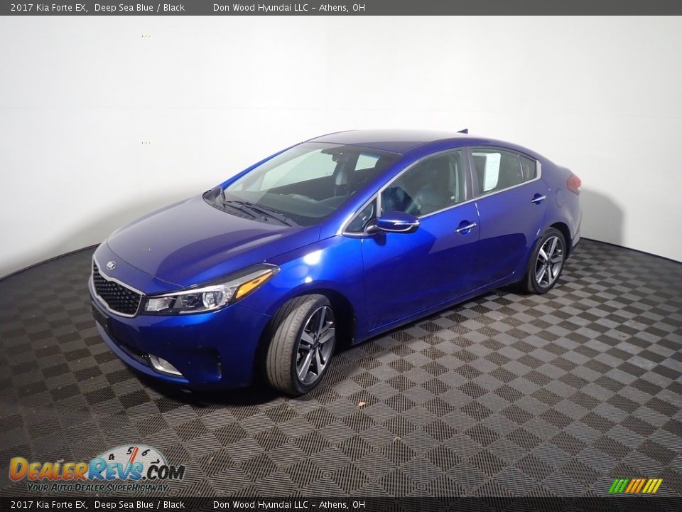 2017 Kia Forte EX Deep Sea Blue / Black Photo #10