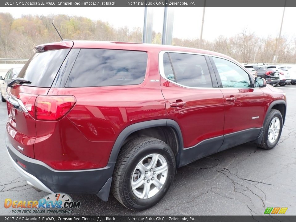 2017 GMC Acadia SLE AWD Crimson Red Tintcoat / Jet Black Photo #9