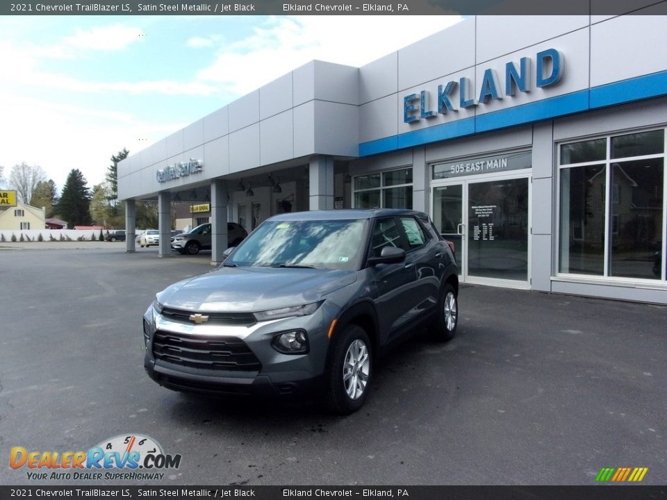 2021 Chevrolet Trailblazer LS Satin Steel Metallic / Jet Black Photo #2