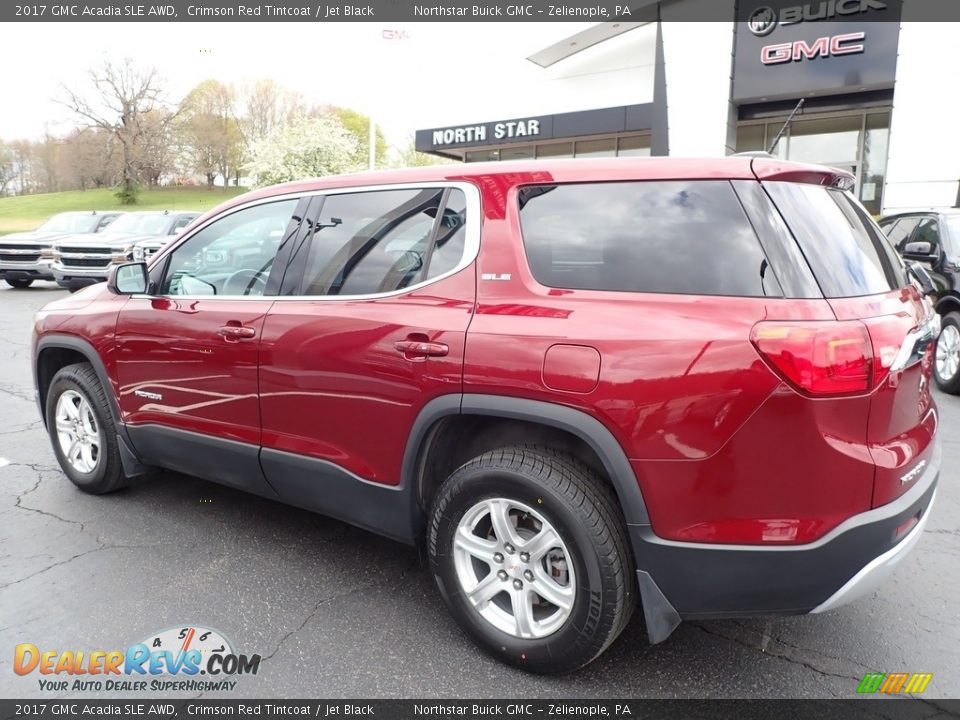 2017 GMC Acadia SLE AWD Crimson Red Tintcoat / Jet Black Photo #12