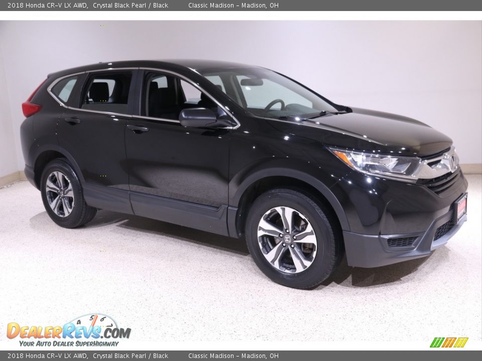 2018 Honda CR-V LX AWD Crystal Black Pearl / Black Photo #1