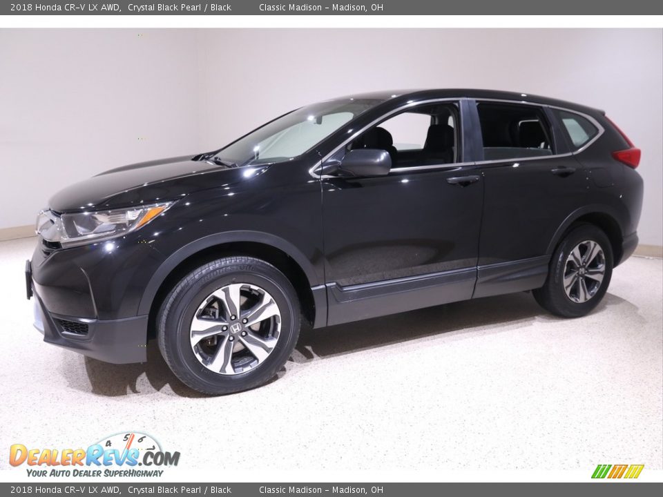 2018 Honda CR-V LX AWD Crystal Black Pearl / Black Photo #3