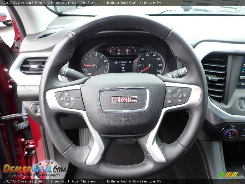 2017 GMC Acadia SLE AWD Crimson Red Tintcoat / Jet Black Photo #22