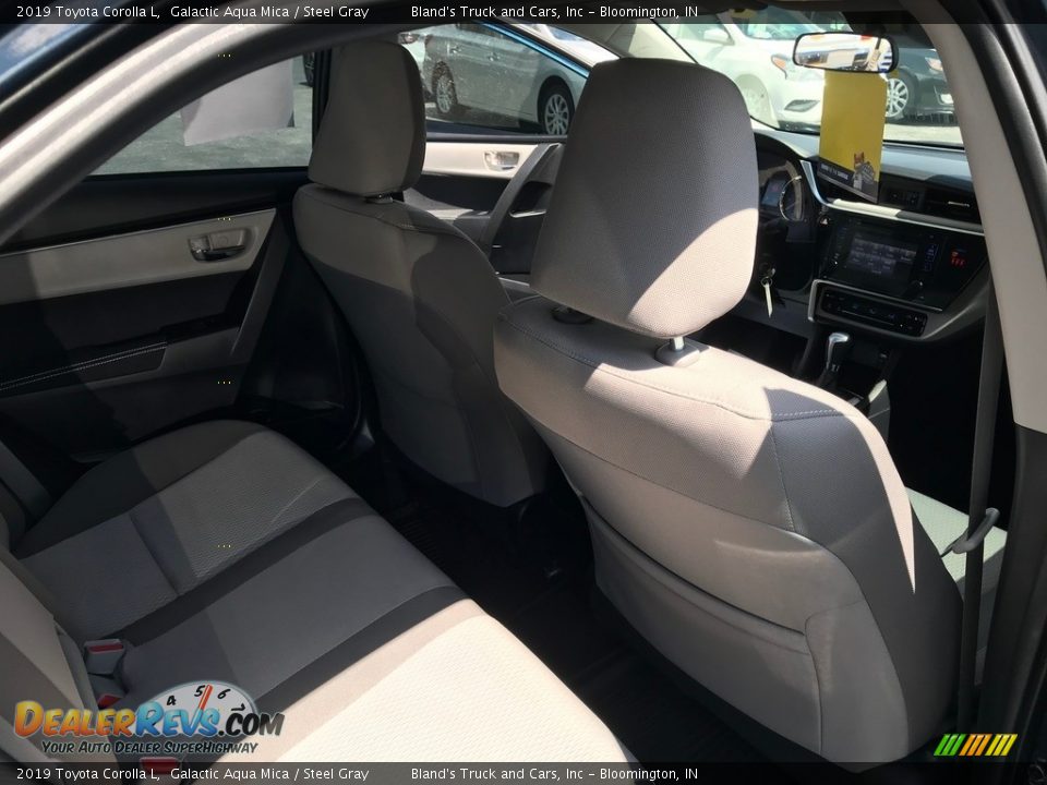 2019 Toyota Corolla L Galactic Aqua Mica / Steel Gray Photo #29