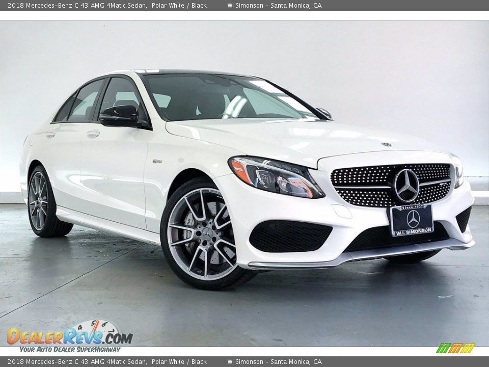 2018 Mercedes-Benz C 43 AMG 4Matic Sedan Polar White / Black Photo #34