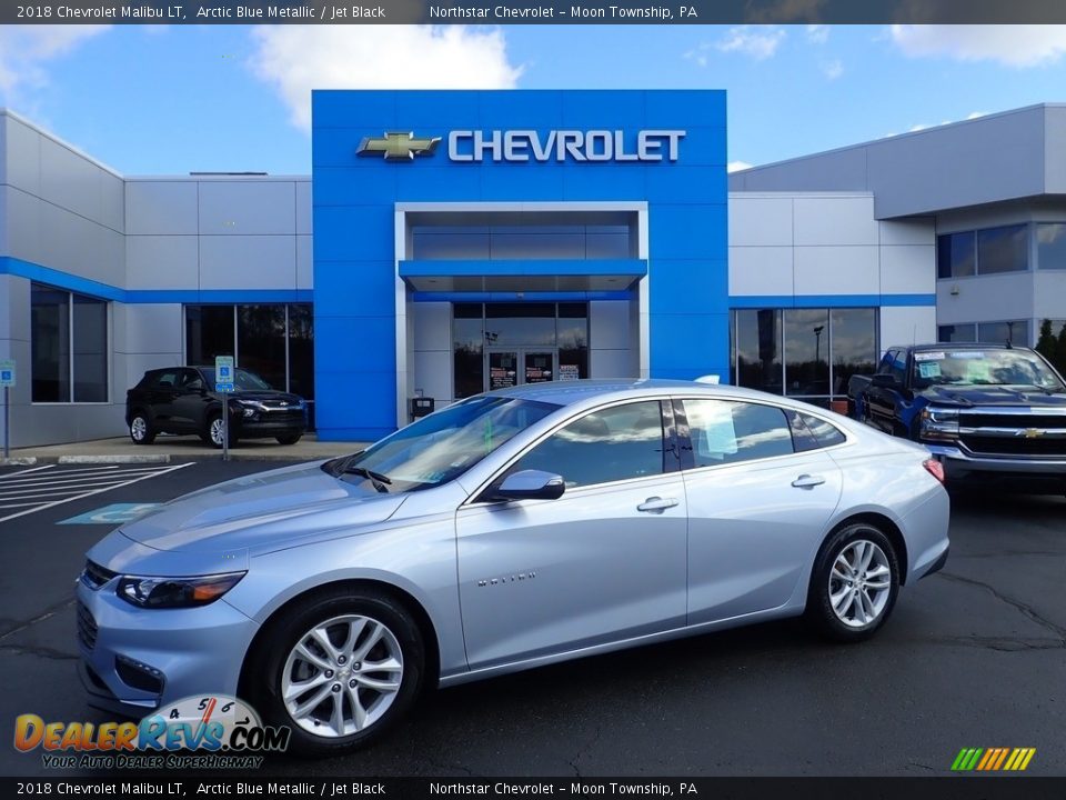 2018 Chevrolet Malibu LT Arctic Blue Metallic / Jet Black Photo #1